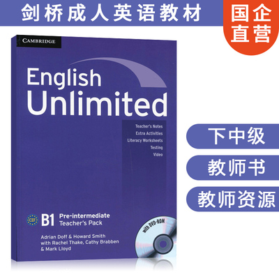 现货English Unlimited Pre-intermediate Teacher's Pk