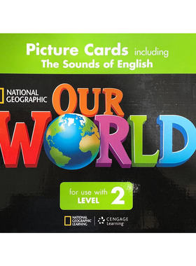 美国国家地理小学英语教材 Our World Level 2 卡片
