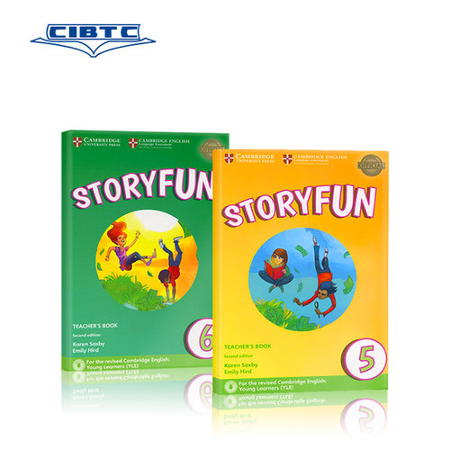 进口原版 剑桥少儿英语 YLE考试 Storyfun for Flyers 第二版 教师用书带下载音频（两本装）