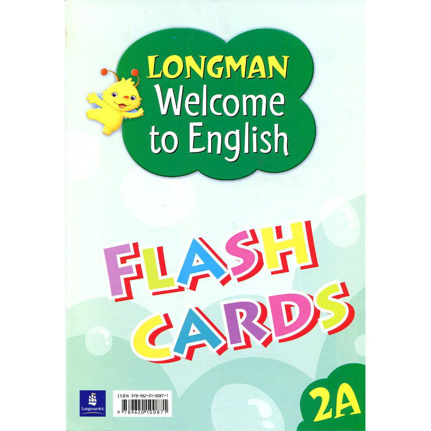 进口朗文Welcome to English FLASH CARDS 2A 单词图文卡