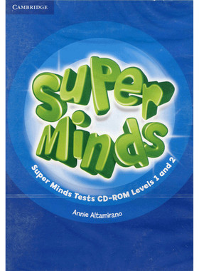 剑桥少儿英语教材 英式Super Minds Levels 1 and 2 Tests CD-ROM