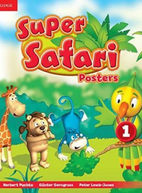 英文原版剑桥幼儿英语教材 Super Safari Level 1 Posters 挂图