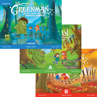 Starter 幼儿英语教材 and 剑桥原版 B级别书 Forest Magic the Greenman 现货