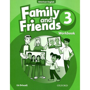 原版牛津少儿英语教材 American Family and Friends 3 练习册
