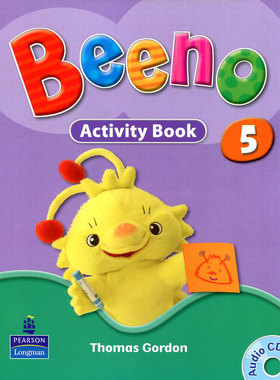 原版香港朗文幼儿英语教材 Longman Beeno 5 练习册带音频CD