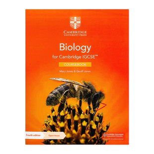 现货 剑桥IG生物 剑桥大学出版 Cambridge Igcse(tm) Biology Coursebook with Digital Access 国际预科生物学生用书