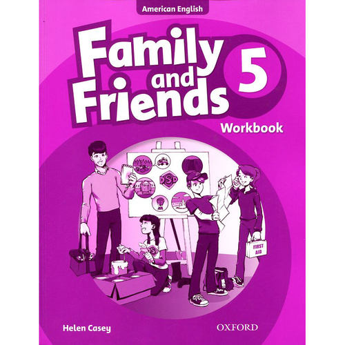 原版牛津少儿英语教材 American Family and Friends 5 练习册