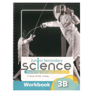 初中科学作业英文版3B Junior Secondary Science Mastering Concepts and Skills Workbook 3B 9789888837304