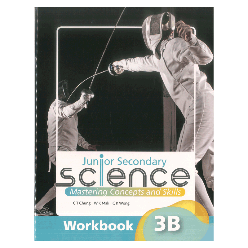 初中科学作业英文版3B Junior Secondary Science Mastering Concepts and Skills Workbook 3B 9789888837304