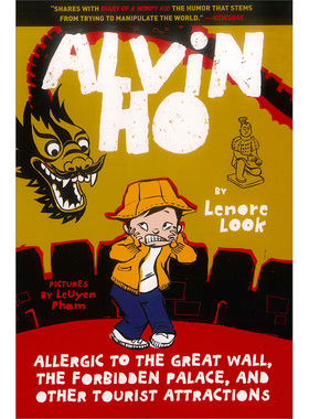 英文原版 Alvin Ho Allergic to the Great Wall 胆小鬼阿文6 英文版 进口英语原版书籍