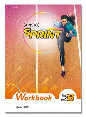 香港初中英语练习册 Aristo Sprint Workbook 3B (2023 Ed.)Remark: No answer key is provided.