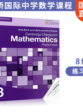 进口原版剑桥国际教程 Checkpoint Maths Workbook 8 练习册现货