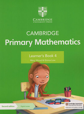 剑桥国际小学数学课程第二版Cambridge Primary Mathematics Learner's Book 4级学生书(含学习账号) 少儿英语教材英文原版进口书