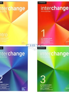 现货 剑桥国际英语教程 Interchange Fifth edition  学生用书 练习册 教师用书