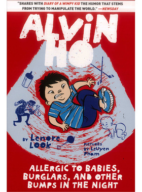 英文原版 Alvin Ho Allergic to Babies Burglars and Other Bumps in the Night 胆小鬼阿文5 英文版 进口英语原版书籍