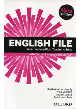 现货 牛津 English File 第三版Intermediate Plus教师用书带CD-R