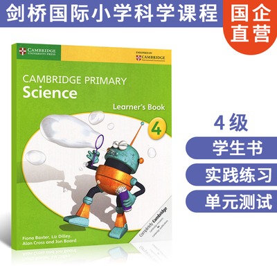 现货 国际小学科学课程 Cambridge Primary Science 学生用书 4