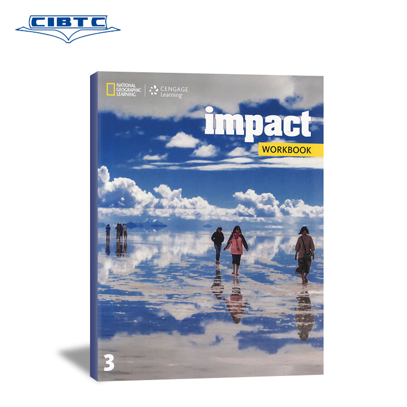 进口 美国国家地理中学英语教材 American Impact Level 3 练习册