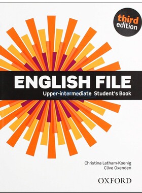 现货 牛津英语 English File Upper-Intermediate. Student's Book Pack 2019 Edition 第三版 学生用书 9780194558402