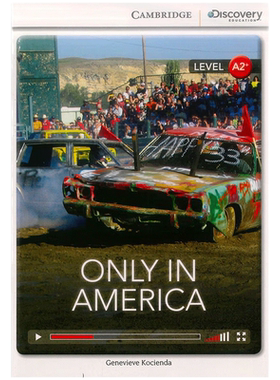 现货 剑桥分级阅读 剑桥探索Only in America Low Intermediate Book with Online Access code[With eBook]