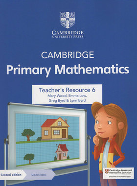 剑桥国际小学数学课程第二版Cambridge Primary Mathematics Teacher's Resource 6级教师资源书(含账号) 英文原版进口书