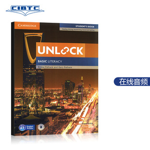 原版 剑桥 Unlock Basic Literacy 学生用书不带在线练习册（电子code不能使用）