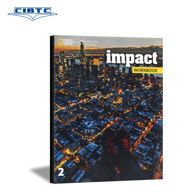 进口 美国国家地理中学英语教材 American Impact Level 2 练习册