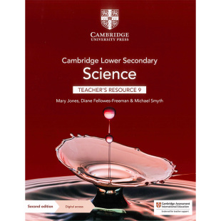 剑桥国际中学科学课程第二版Cambridge Lower Secondary Science Teacher's Resource 9 with Digital Access教师资源 原版进口书