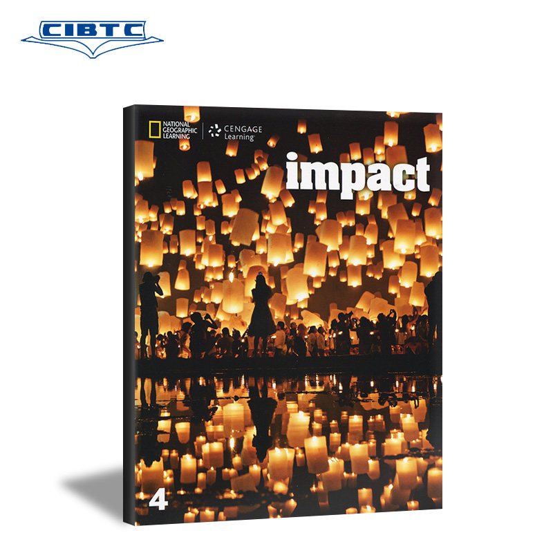 进口 美国国家地理中学英语教材 american impact level 4 学生用书