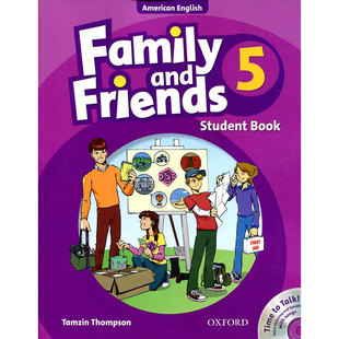 牛津少儿英语American Family and Friends 5 学生用书带音频CD