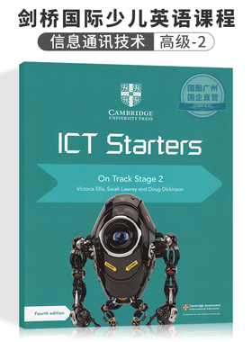 剑桥国际少儿英语课程Cambridge Ict Starters on Track Stage 2 信息通讯技术(高级-2)进口原版英文教材-9781108463553