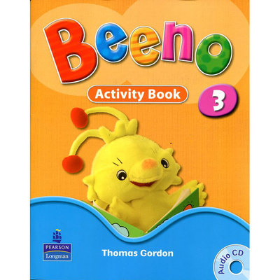 进口原版香港朗文幼儿英语教材Longman Beeno 3 练习册带音频CD