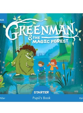 现货 剑桥原版幼儿英语教材 Greenman and the Magic Forest Starter Pupil’s Book with Stickers and Pop-outs 入门学生用书