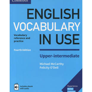进口英文原版 剑桥英语词汇 中级下册 第四版 English Vocabulary in Use Upper-Intermediate 带答案带电子书 中学自学工具书