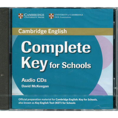 剑桥 KET Complete Key for Schools 课文音频CD