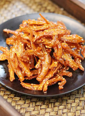 古渔坊香辣银鱼仔即食芝麻小鱼干