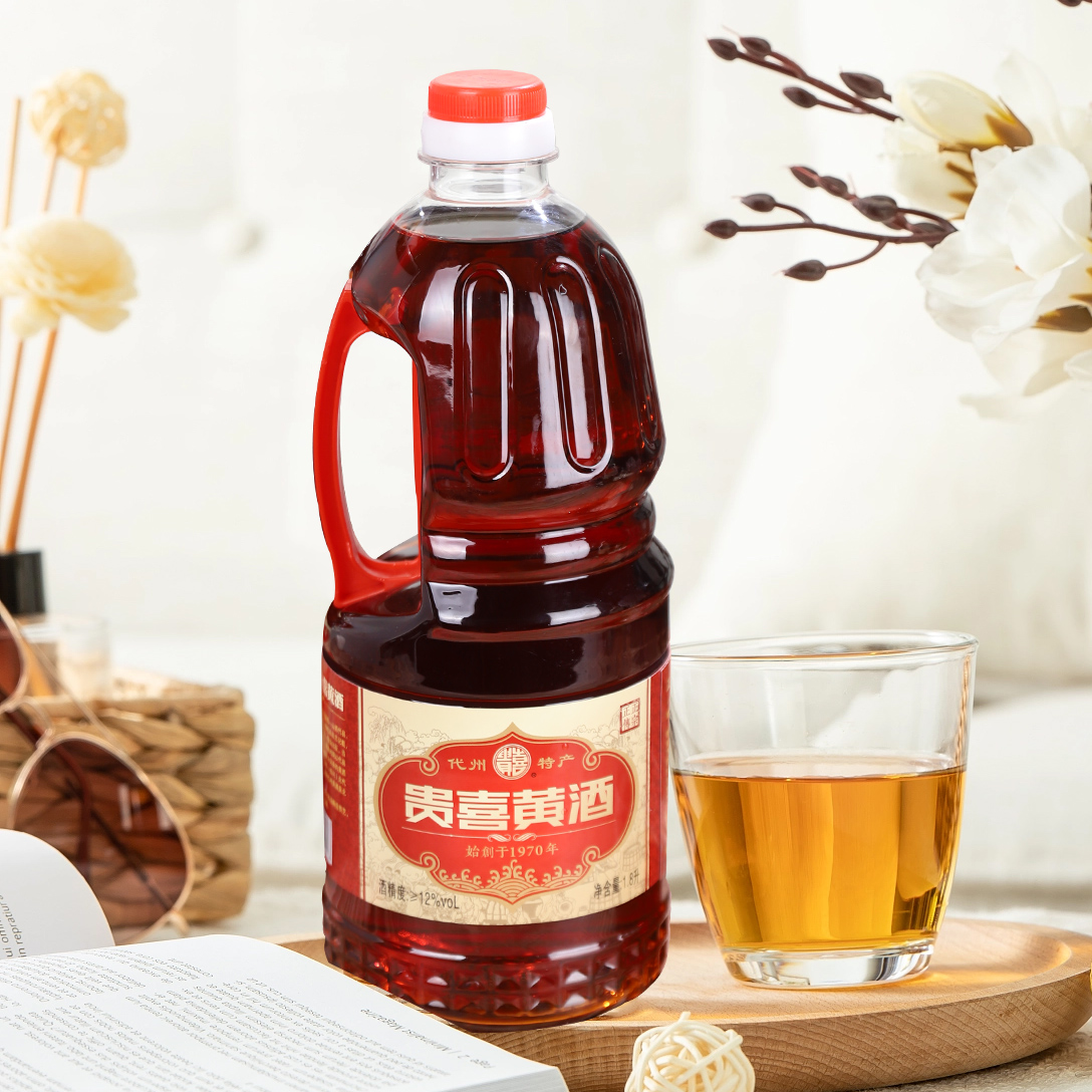 贵喜黍米黄酒小桶装1.8升半甜型