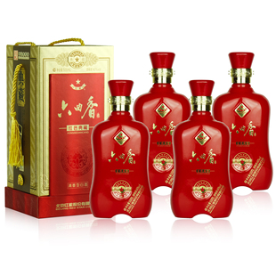 山西祁县六曲香红色典藏2015年产礼盒装 清香白酒柔和40度500ml
