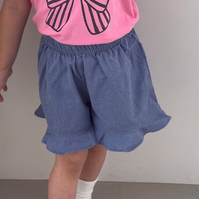 韩国童装代购2026夏季新款Mignon女孩时尚儿童百搭甜美宽松短裤