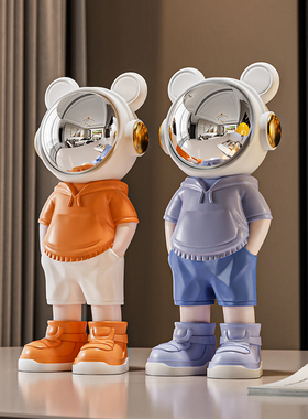 网红轻奢暴力熊存钱罐摆件