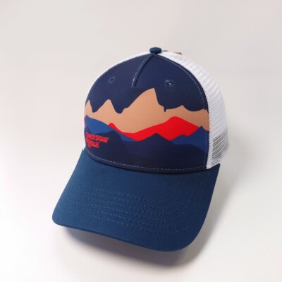 欧洲单 jackson Hole 山系户外运动品牌卡车司机帽货车网帽防晒夏