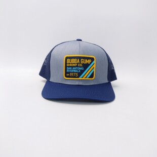 Bubba Gump Trucker Hat日本单高冠硬顶刺绣货车帽拼色卡车帽高冠
