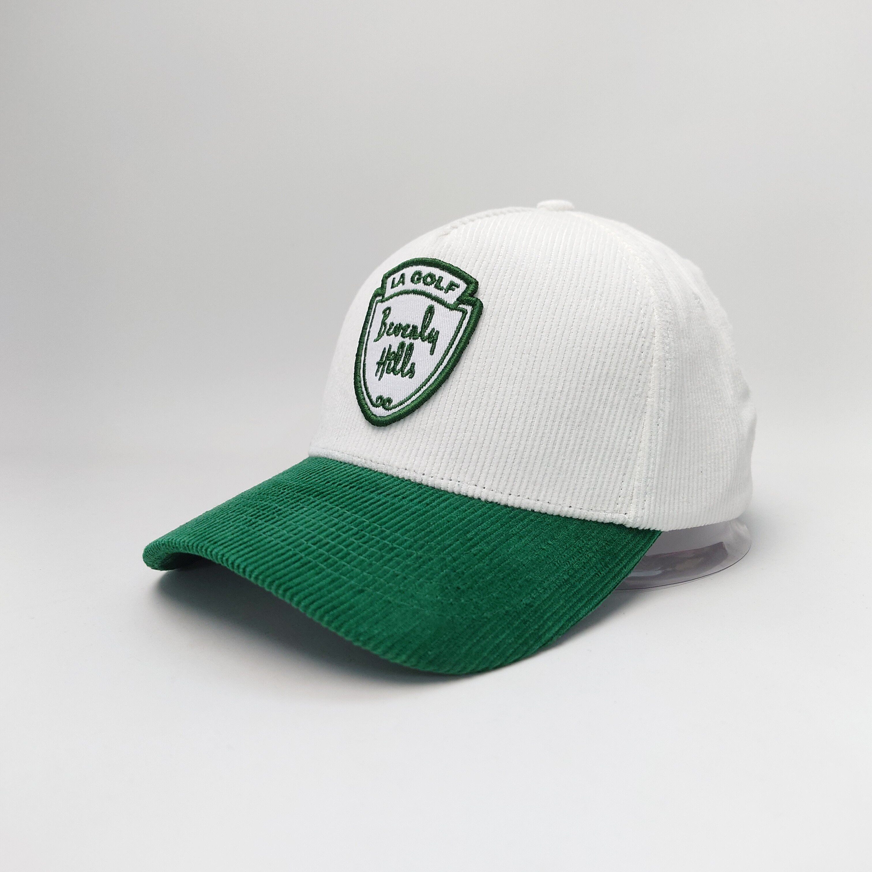 Lagolf 美国比佛利山庄高尔夫球帽拼色条绒棒球帽出口外单高品质