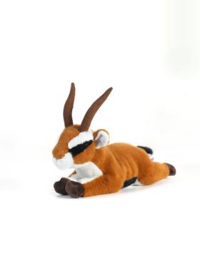 仿真动物非洲大草原羚羊公仔儿童科教认知毛绒玩具