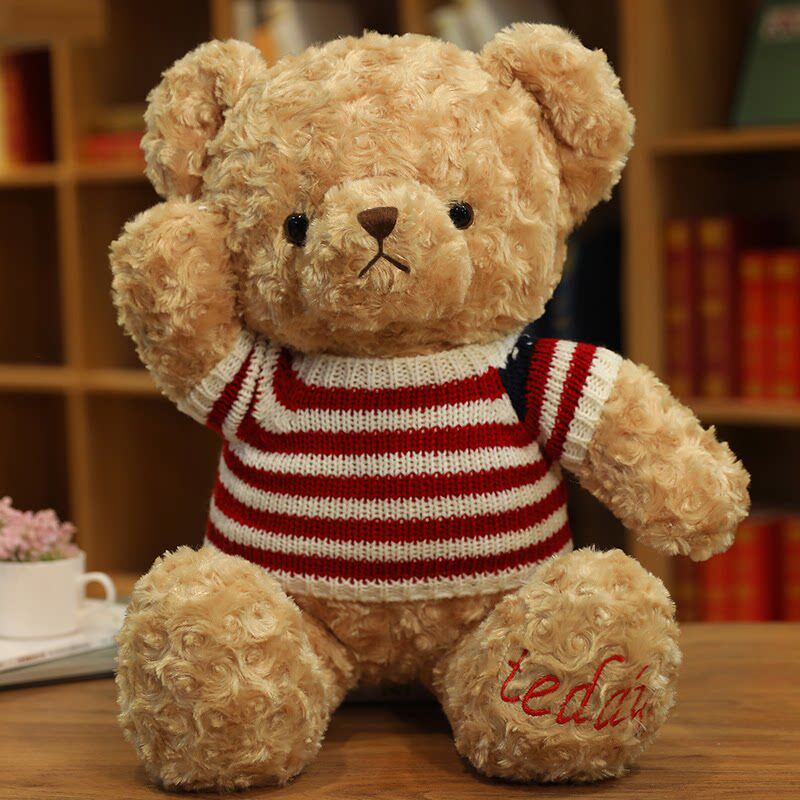 玫瑰泰迪熊可爱毛绒玩具大熊抱抱熊送女朋友公仔玩偶女孩生日礼物