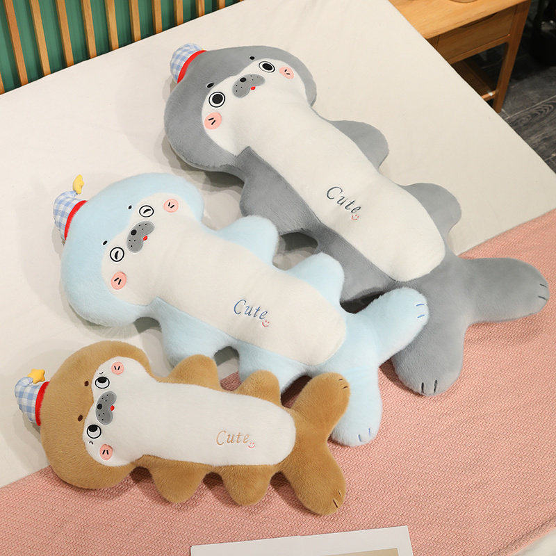 海狮鱼骨抱枕女生睡觉卧室床上侧睡夹腿枕头男生款床头沙发靠背枕,玩具/童车/益智/积木/模型,毛绒/玩偶/公仔/布艺类玩具,淘宝优惠券,粉丝福利购,淘宝优惠卷