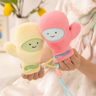 可爱卡通拳套书包装饰挂件毛绒玩具布娃娃儿童玩偶摆件生日礼物女