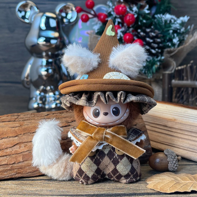 仅衣服适用迷你版换装服装拉布布4.0娃衣通用labubu衣服饰四代4代