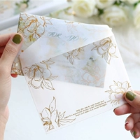 Mo Xia Time Literator Light Luxury Rentledent Greeting Card