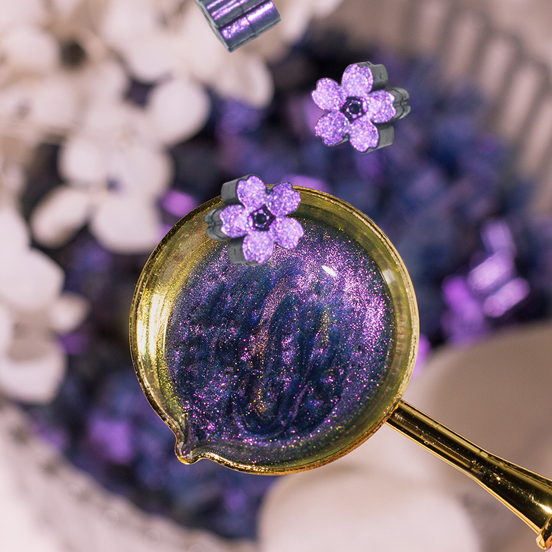 墨下特调【极夜系列】偏光珠光樱花火漆蜡粒分装 婚礼火漆印章